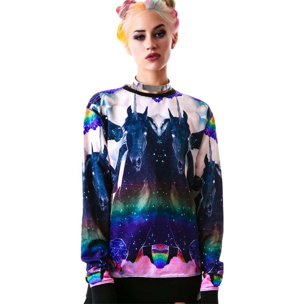 Killstar Unicorn Rainbow Sweatshirt